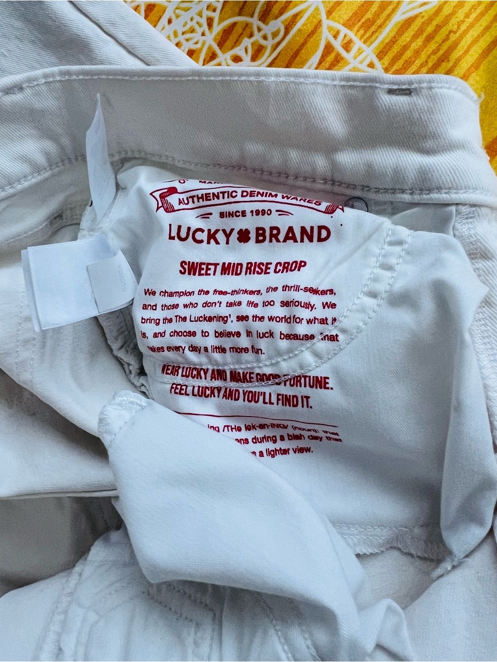 Lucky Brand Sweet Midrise Crops - Picture 4 of 6